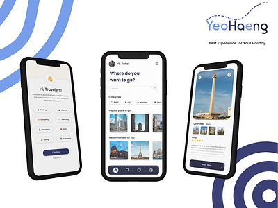 UI Travel App - Yeohaeng ui ui app ui travel