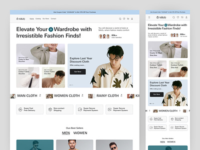 Cloth Store Website Design cloth store cloth website design ecommerce design ecommerce landing page shopify ecommerce website shopify landing page shopify website shopify website design shopify website redesign web design web ui wordpress design