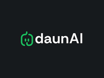 DaunAI brand branding concept design graphic design identity logo logomark