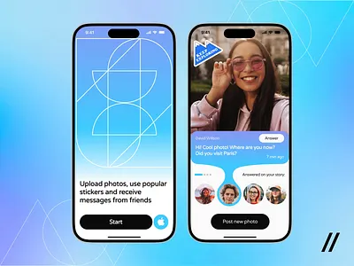 Social Media Mobile iOS App android app app design app interaction chat dashboard design interface ios media message mobile mobile app mobile ui photo product product design social ui ux
