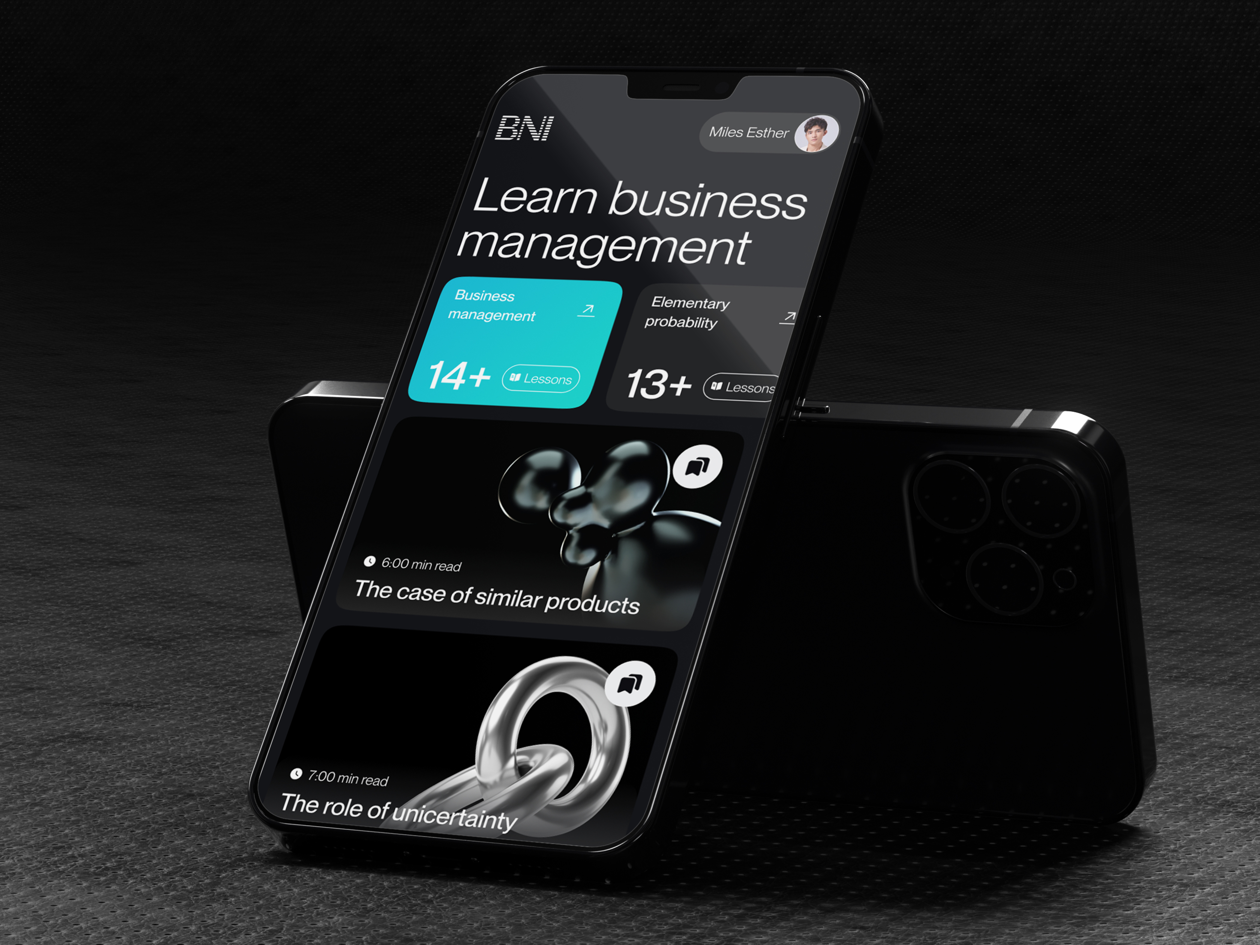 Business Management Mobile App android app app design black business business consultation business management business management app business mobile app ios ismailnahid management management app design mobile mobile app pixelean ui uiux userinterface web design