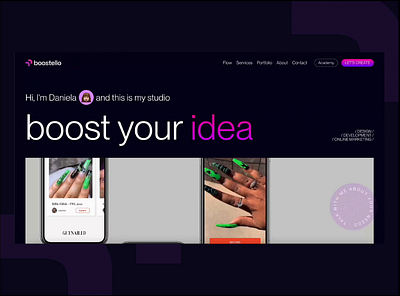 boostello - Brand, Design, Dev animation design trend video