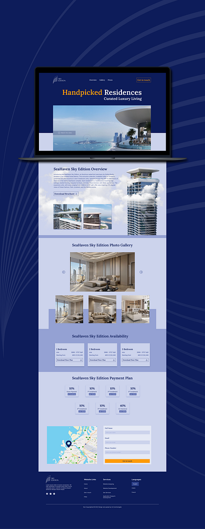 Sky Edition - Real Estate Landing Page