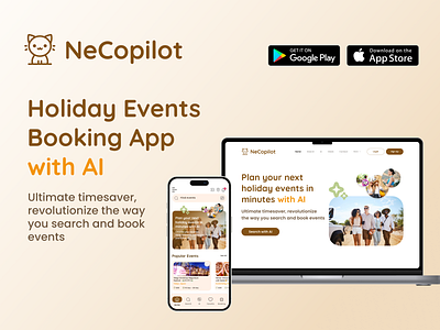 NeCopilot - Holiday Events Booking App Case Study app castustudy travel