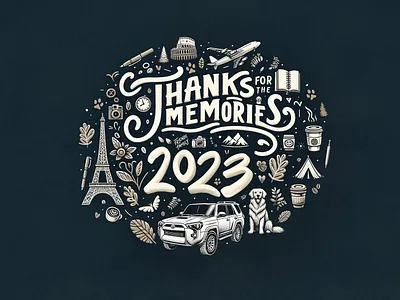 2023 in review collection design graphic design illustration lettering type