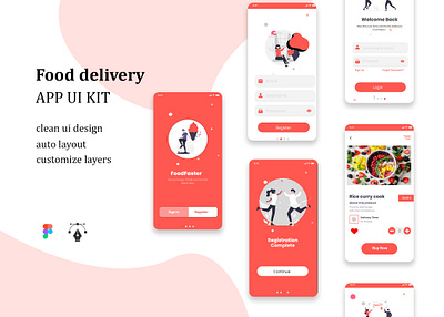 food delivery ui design fig figma figma design graphic design motion graphics ui ui design