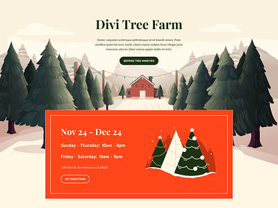 Christmass Tree Farming christmass divi farming icon illustration tree trees ui ux website zaib ali