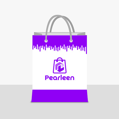 Pearleen Logo Bag Design branding graphic design logo mockup