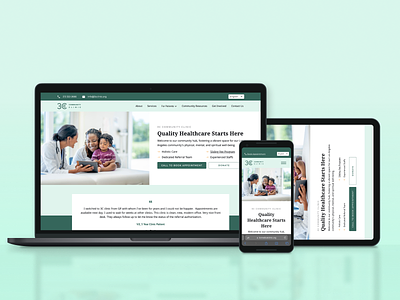 Website Redesign for a Non-profit Clinic clinic community designprocess health nonprofit ui ux website