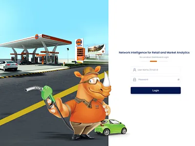 Pool of Location (Map)Network Intelligence for Retail and Market animation prototype ui wire frame