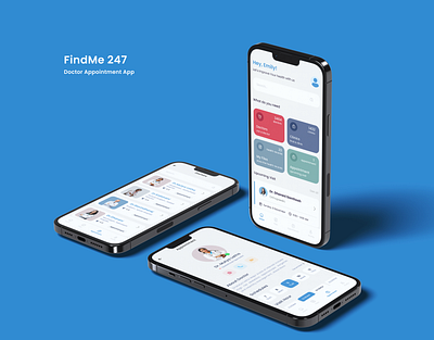 FindMe 247 Doctor Appointment App appointmentapp design medical app ui uiux