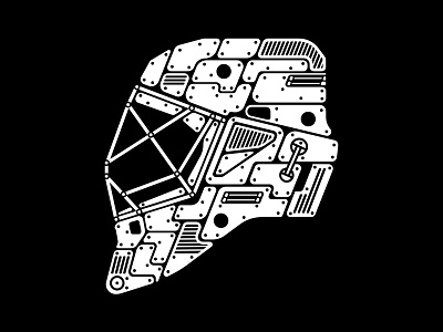 Cyberpunk /\\ Mech typeface \. Futurism cyber cyberpunk futurism helmet hockey ice hockey illustration sport sportbranding