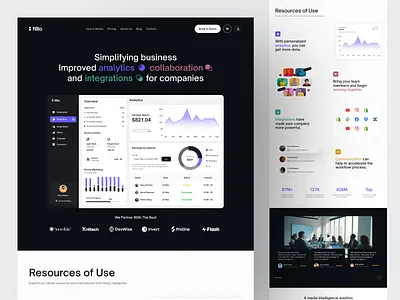 Business analytics Fintech Website app design banking collaborativeanalytics customerinsights dataintegration design filllo finance app financialtechnology fintechanalytics fintechinnovation fintechsolutions innovationinfintech integratedinsights realtimeanalytics statistics ui uiux ux web design