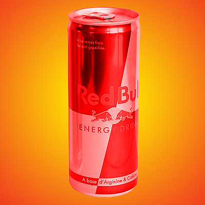 HOT RED BULL design drink hot redbull