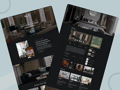Hotel booking website design branding graphic design ui