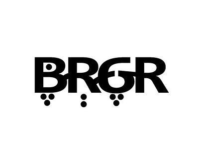 BRGR Logo graphic design illustrator logo vector