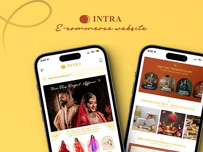 E-Commerce Mobile Landing Page e commerce e commerce landing page e coomerce design fashion landing page ui visual design