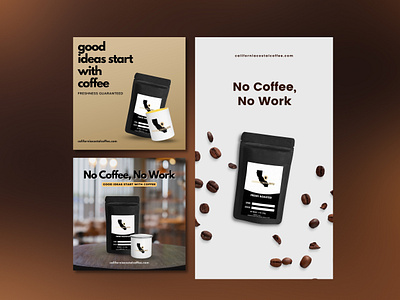 California Costal Coffee | Social Media Ads ads branding brewing coffee graphic design instagram social media