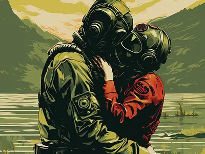 May the end find me loving you illustration midjourney