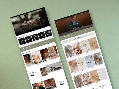 All Things Jewels | Website Redesign branding design graphic design jewellery jewels ui ux website