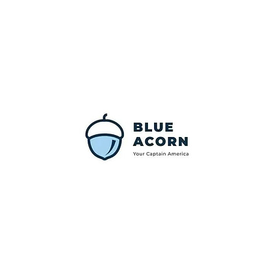 Logo Design for Blue Acorn branding graphic design logo logodesign ui
