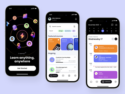 E-learning App Design Concept app app design application design mobile app mobile app design mobile app ui ui