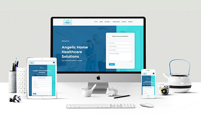Angelic Home Healthcare Solutions graphic design webdevelopment