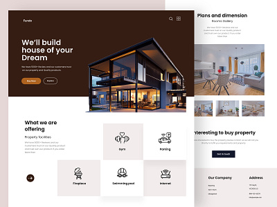 Real estate landing page design home page honepage interface landing landing page design landing page ui lansing ux ui design site ui ux ui design uxui web web designer web landing page ui design web oage web page web ui web ux ui design webs