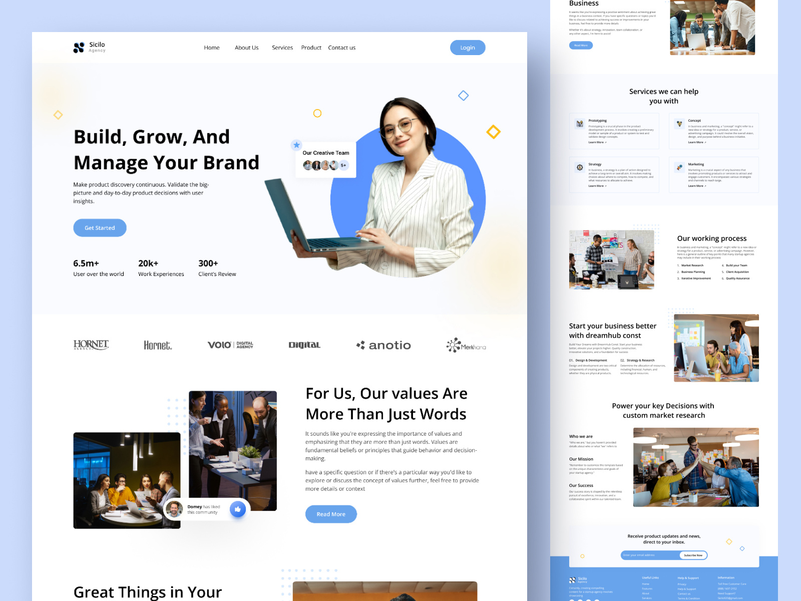 Startup Agency Website Designёяуйёяпв By Dreamvision Infotech On Dribbble Startup Agency Website Designёяуйёяпв By Dreamvision Infotech On Dribbble