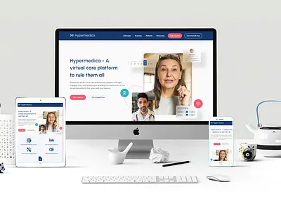 Hyper Medica graphic design webdevelopment