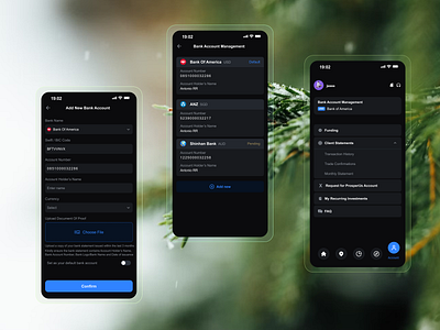 Investment App app block chain clean crypto dark mode design finance fintech minimalism mobile application product design securities stock invest trading ui ui design ux ux research ux strategy wealth management