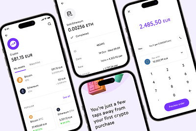 Paysend Crypto Trading Product application crypto design interface paysend product screen ui ux