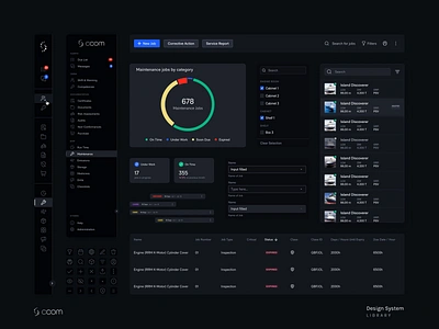 🛳️ CCOM Design System app b2b components darkmode design designsystem desktop documents figma industry lightmode management maritime productdesign redesign tool ui ux webapp