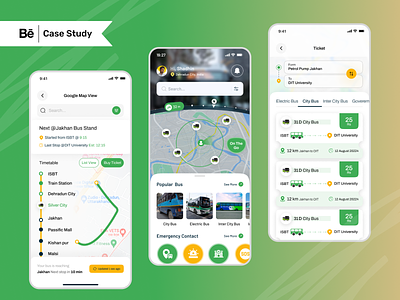Local Transport Problem | UX Case Study case study city bus country bus emgergency contract google map local bus local bus problem local transport map wise location online bus ticket realtime bus sos tourist travelers ux case study