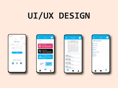 Online Tutor Search app ui ux design adobe xd app design app ui design figma graphic design mobile app mobile app design uiux uiux design user interface