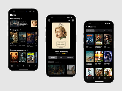 ReelVibe | Discover movies and shows app app design discover movie show uxui
