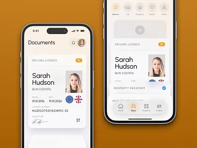 Digital ID App Concept app design documents id ios iphone ui uiux ux