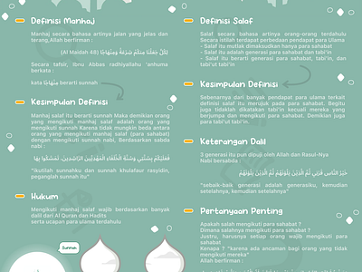 Poster Islami "MULIA DENGAN MANHAJ SALAF" graphic design islami manhajsalaf poster