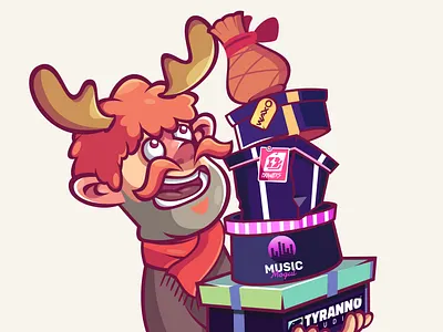 Christmas Elf design illustration vector