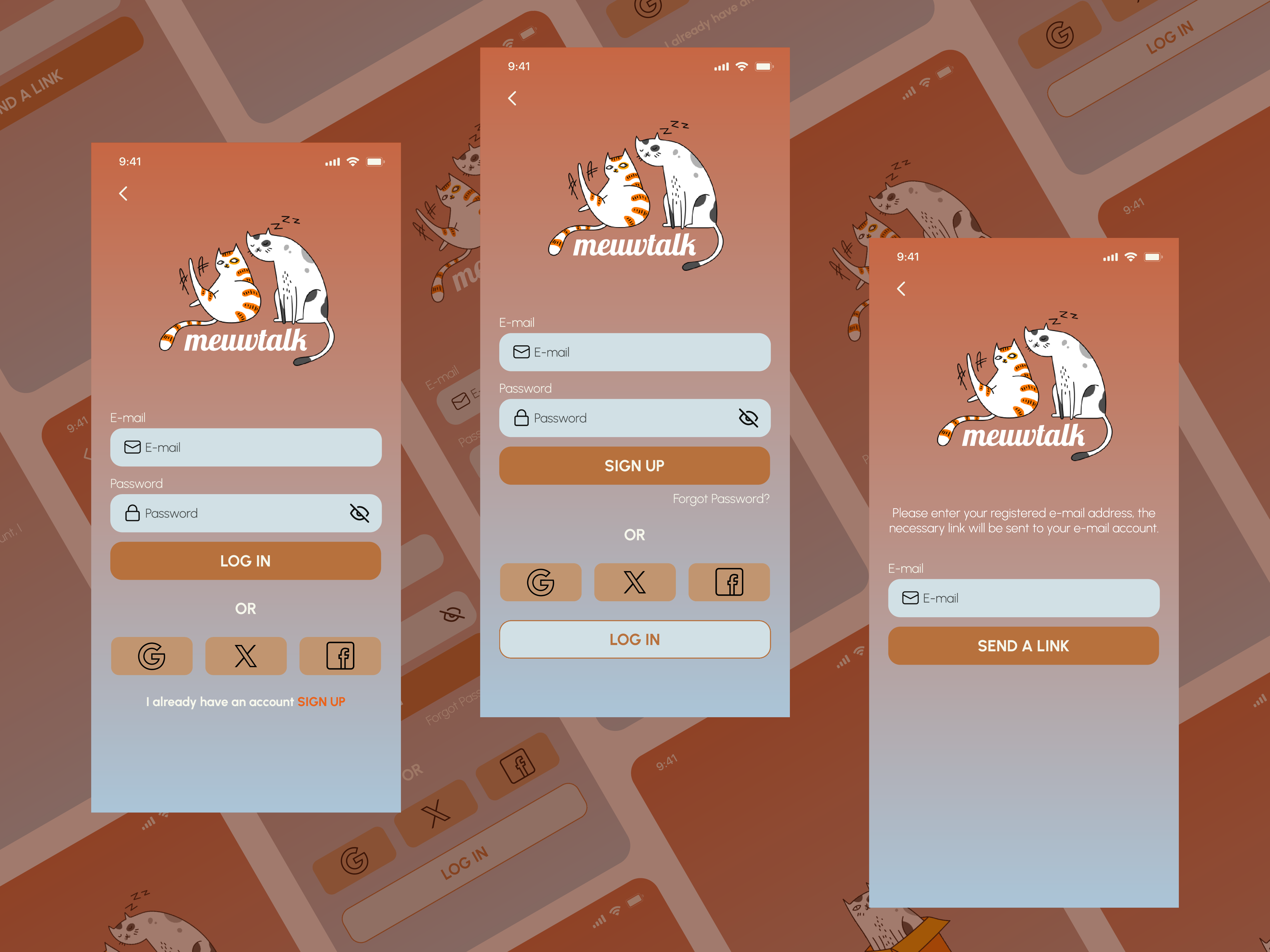 Daily Ui 001: Sign up and Log in Screen branding graphic design logo ui ui 001 ui design ui design challenge vector web design