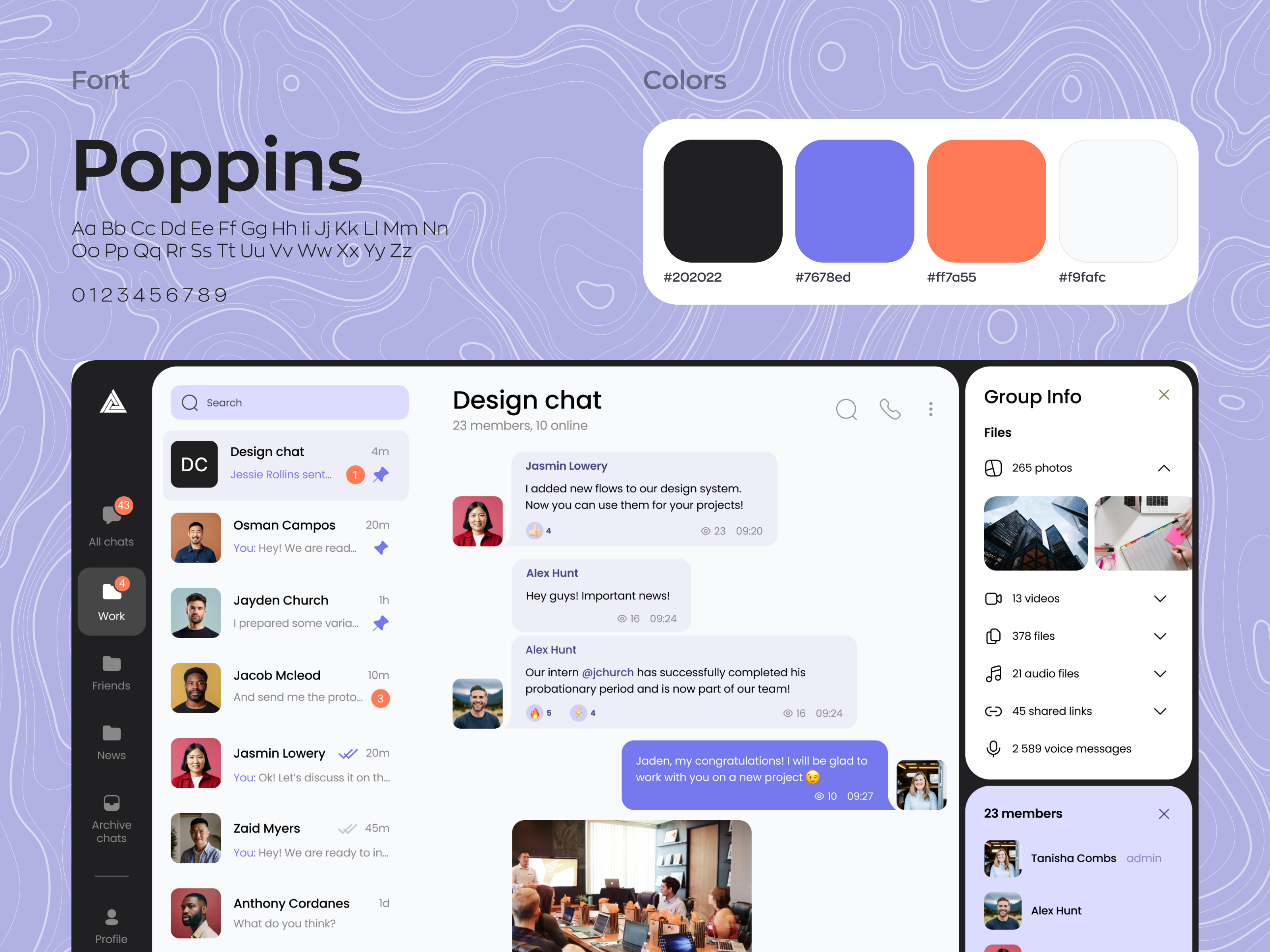 Web Chat UI by Ronas IT | UI/UX Team on Dribbble