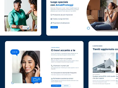 Arca Vita Assicurazioni modular sections branding cms modular system modules prototype ui ux