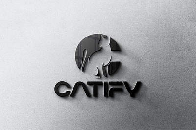 Catify Logo branding graphic design logo