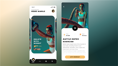 Fitness App Modern UI Design (WIP) design fitness app modern ui