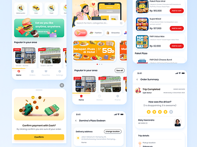 Redesign MAXIM APP app delivery design figma figmadesign food maxim mobile app transport ui ux