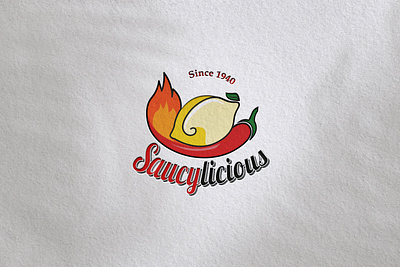 Saucylicious | BBQ Sauce Logo C-2 branding design fanshawe college graphic design illustration illustrator logo product design ui vector