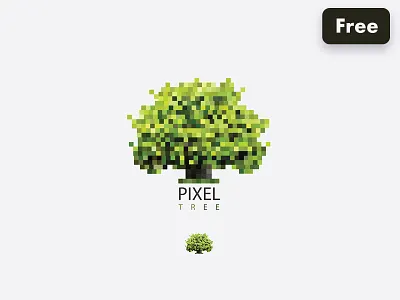 Green Pixel Tree Logo abstract branding colorful colors design geometric green pixel tree green tree logo illustration logo nature pixel art pixel tree pixel tree icon pixel tree logo tree icon tree illustration vector