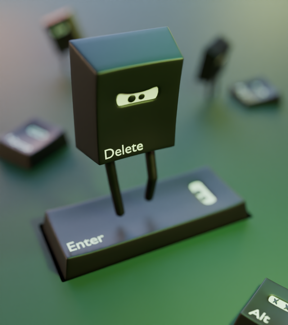 3D Renders : Keyboard Keys 🤍 3d animation graphic design logo motion graphics