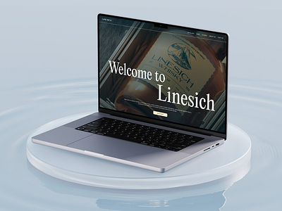 Linesich Distillery™ website & identity branding concept dailyui design graphic design logo ui ux