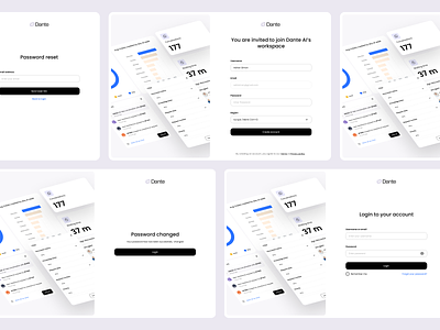 AI proejct login signup flow ai ai design ai project ai ui ai ui project clean clean design clean ui interface design log in login modern modern design modern ui onboarding sign up signup ui ui design ui ux